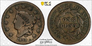 1835 1C Large 8, Stars N1BN