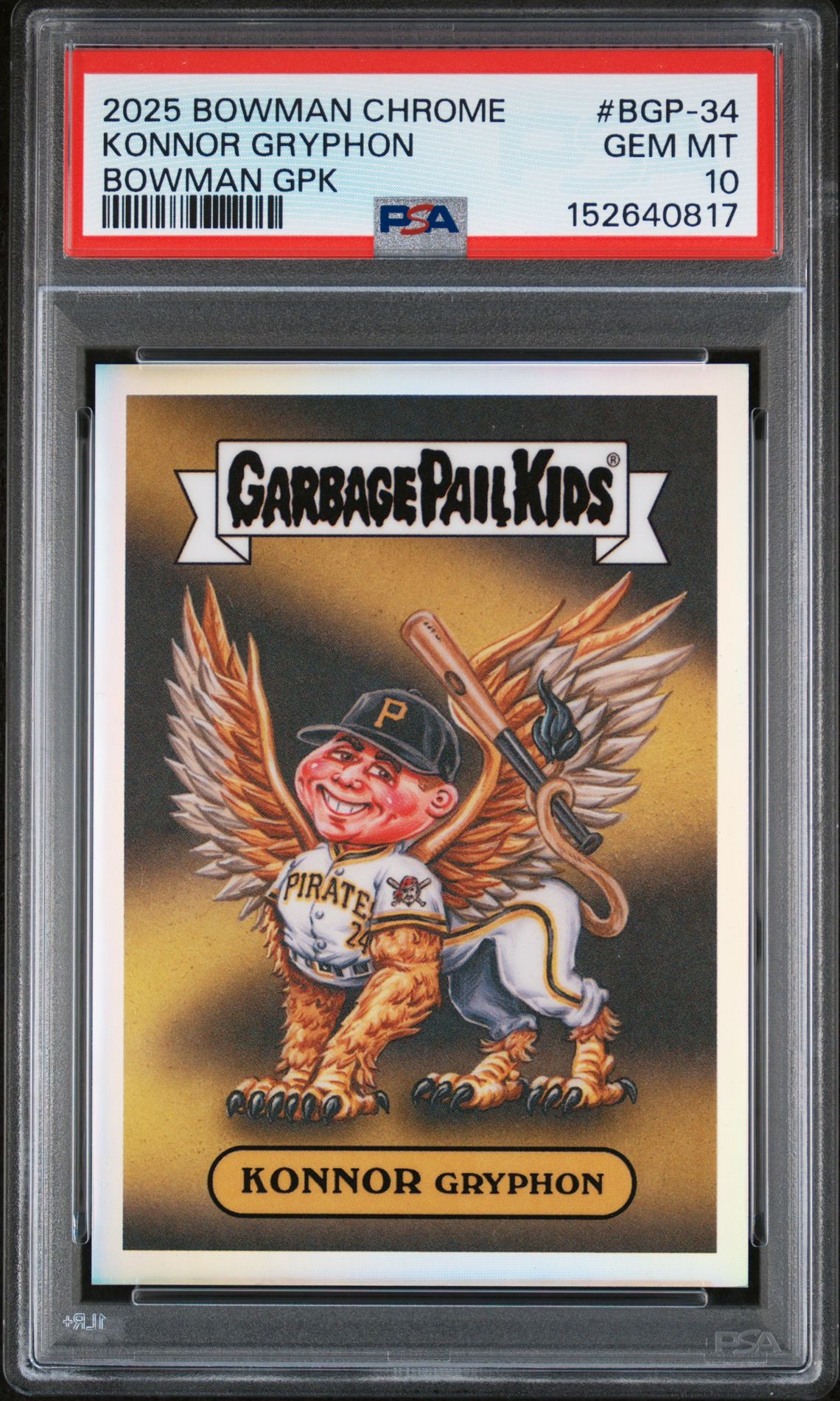 2025 Bowman Chrome BOWMAN CHROME BOWMAN GPK #BGP-34 Konnor Gryphon front