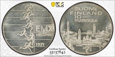 1971 S-H 10 Mar Euro Games MS66