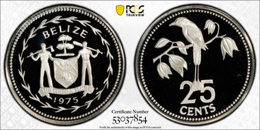 1975-FM 25C KM-49a Silver PR69DCAM