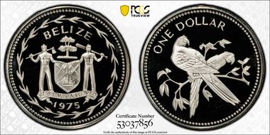 1975-FM $1 KM-43a Silver PR69DCAM