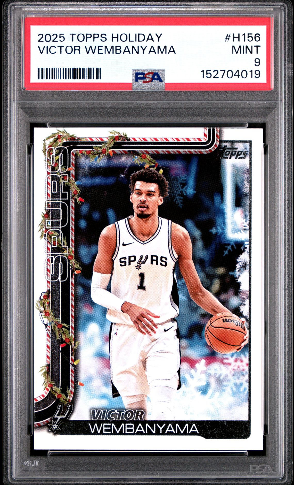 2025 Topps TOPPS HOLIDAY #H156 Victor Wembanyama front