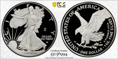2026-W $1 Silver Eagle w/ Liberty Bell 250 Privy First Strike PR69DCAM