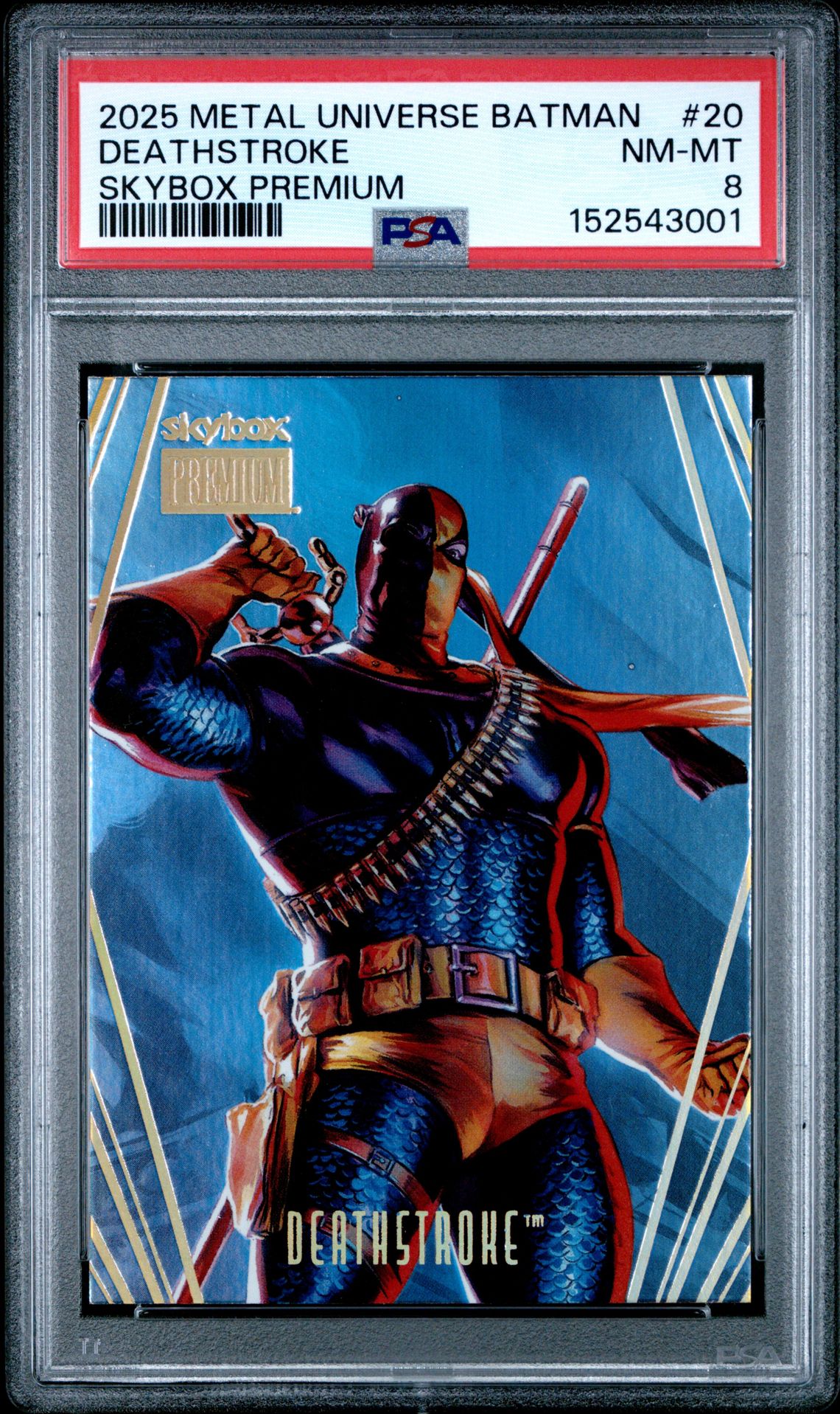 2025 SkyBox SKYBOX METAL UNIVERSE BATMAN SKYBOX PREMIUM #20 Deathstroke front