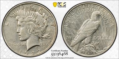 1927-D $1 XF45
