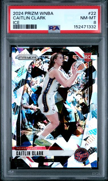 2024 Panini Wnba Ice Cracked Ice #22 Caitlin Clark front