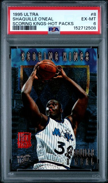 1995 ULTRA SCORING KINGS HOT PACKS #8 Shaquille O'Neal front