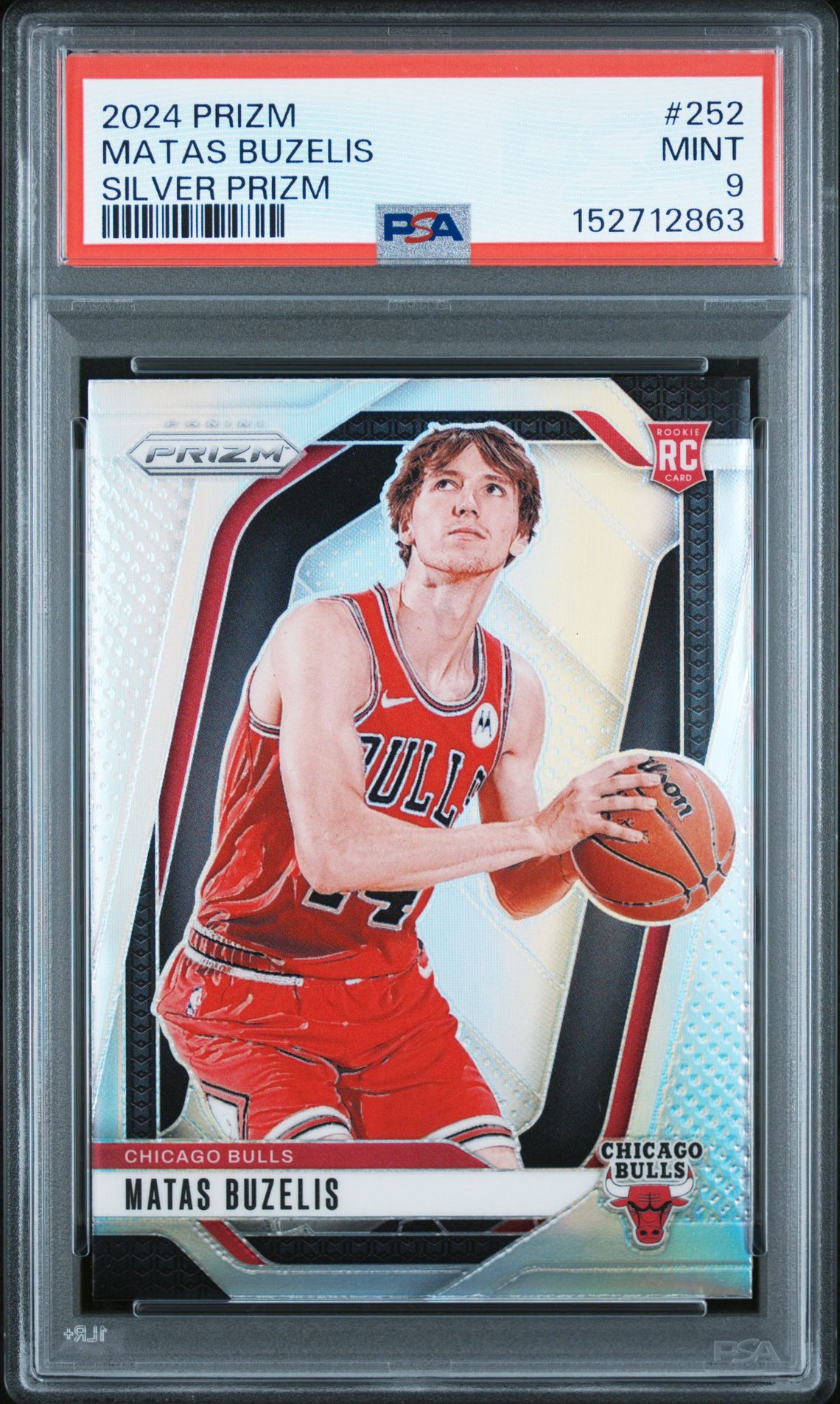 2024 Panini PANINI PRIZM SILVER PRIZM #252 Matas Buzelis front