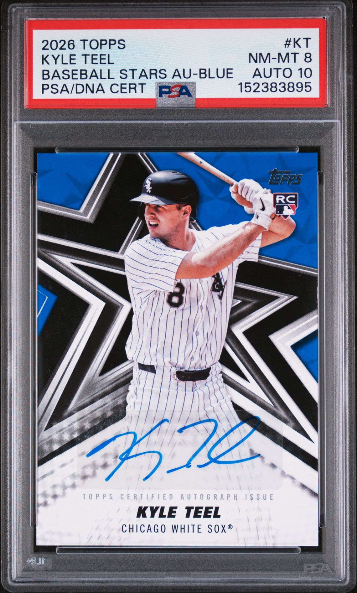 2026 Topps TOPPS BASEBALL STARS AUTOGRAPHS BLUE #KT Kyle Teel front