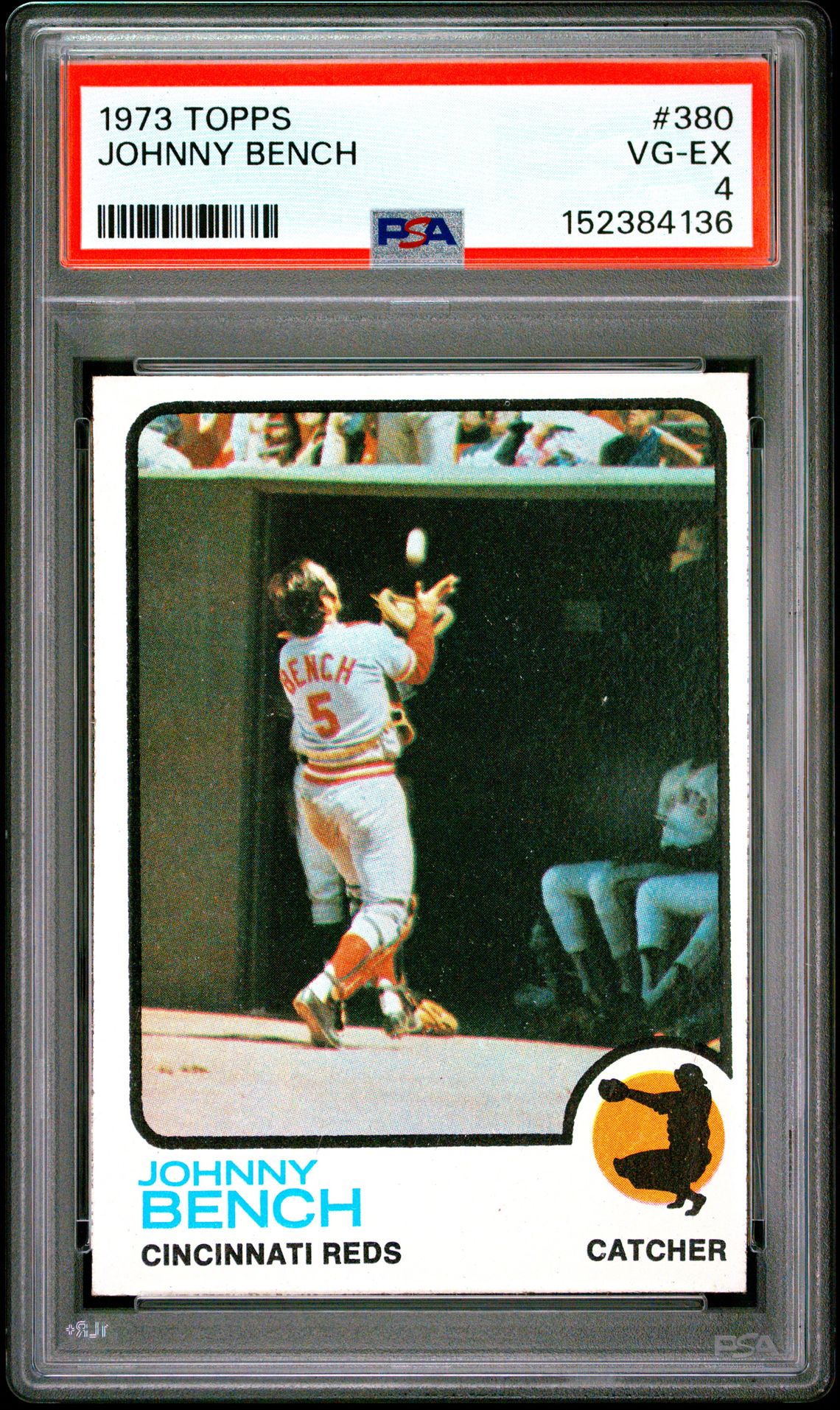 1973 Topps TOPPS #380 Johnny Bench front
