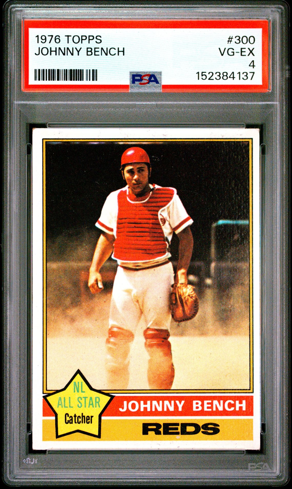 1976 Topps TOPPS #300 Johnny Bench front