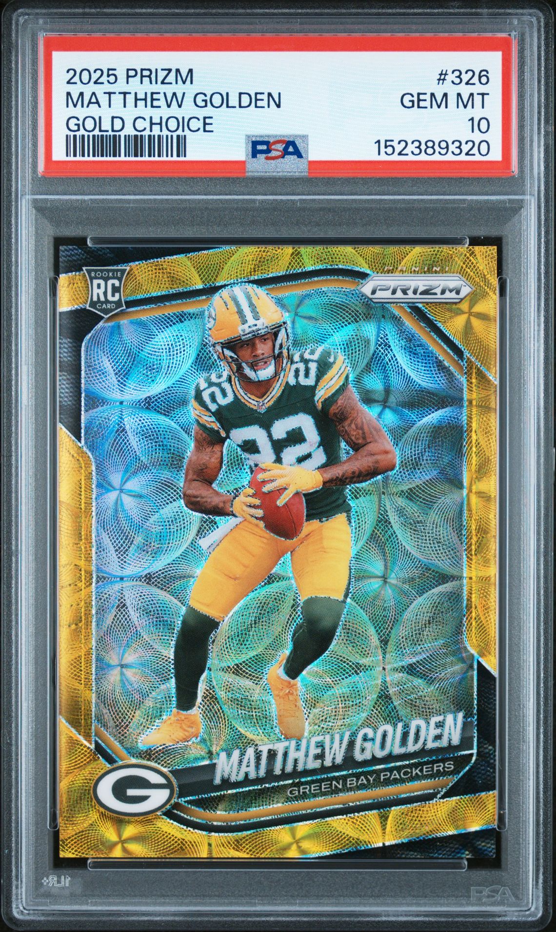 2025 Panini Panini Prizm #326 Matthew Golden front