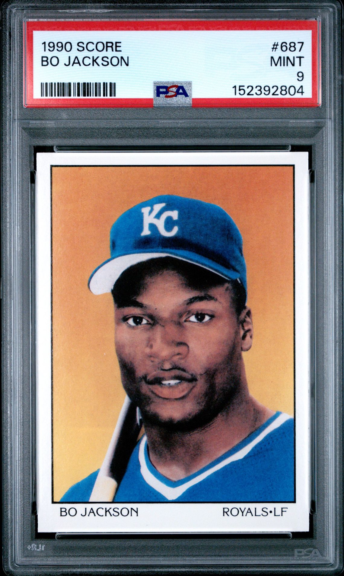 1990 Score SCORE #687 Bo Jackson front