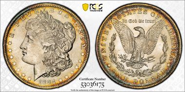 1884-O $1 MS66