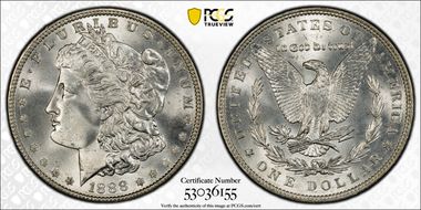 1888 $1 MS67