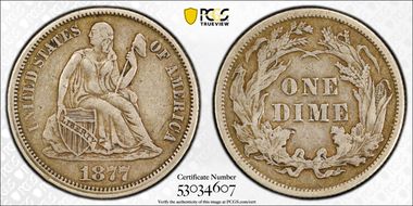 1877 10C VF30
