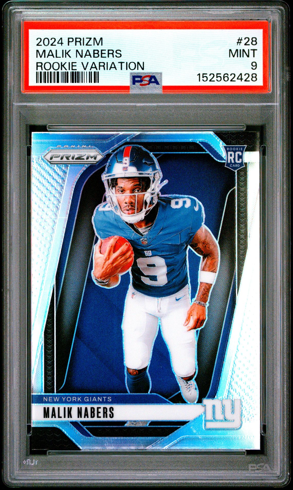 2024 Panini PANINI PRIZM ROOKIE VARIATION #28 Malik Nabers front