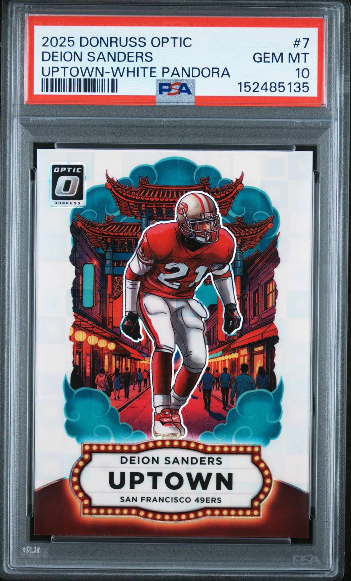 2025 Panini PANINI DONRUSS OPTIC UPTOWN Pandora #7 Deion Sanders front