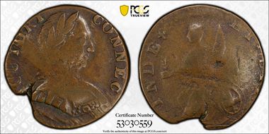 1788 CT 1/2P Small Head, Miller 1-I VF30BN