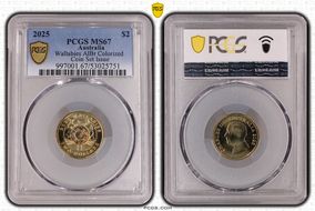 2025 $2 Wallabies AlBr Colorized Coin Set Issue MS67