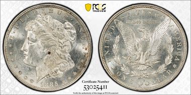 1885-S $1 MS62
