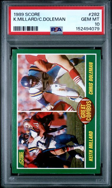 1989 Score #282 Chris Doleman front