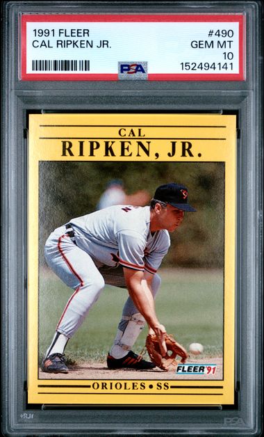 Fleer Cal Ripken front