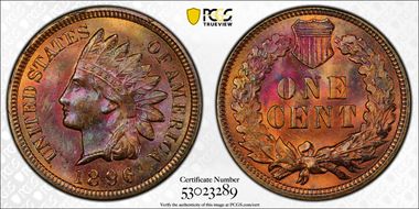 1896 1C MS64BN