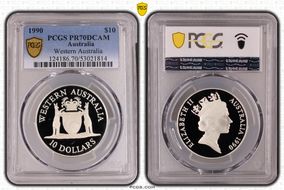 1990 $10 Western Australia PR70DCAM