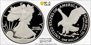 2026-P $1 Silver Eagle Congratulations Set First Strike PR70DCAM