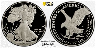 2025-S $1 Silver Eagle PR69DCAM
