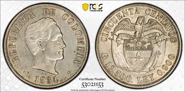 1934 50C Restrepo-416.5 San Francisco AU55