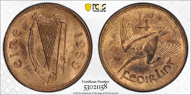 1959 1/4D MS64RB