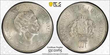 1963 100 Fr Charlotte MS65