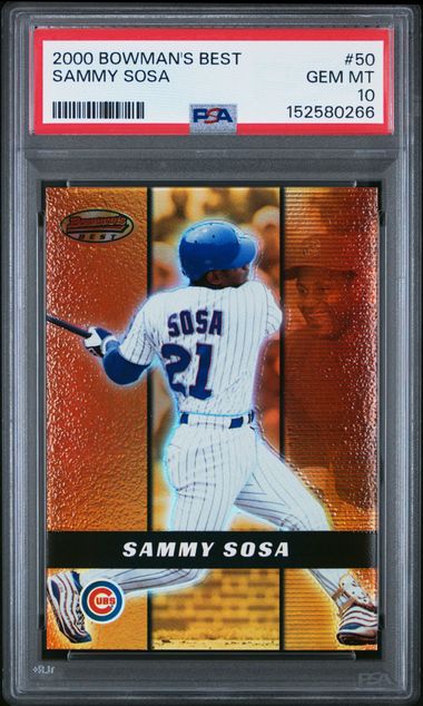 2000 Bowman BOWMAN'S BEST #50 Sammy Sosa front