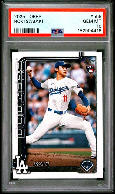 Topps Roki Sasaki front