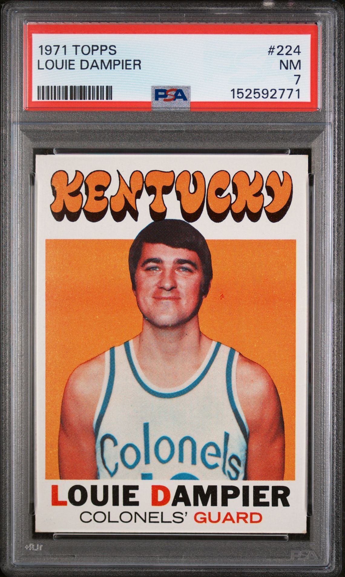 1971 Topps TOPPS #224 Louie Dampier front