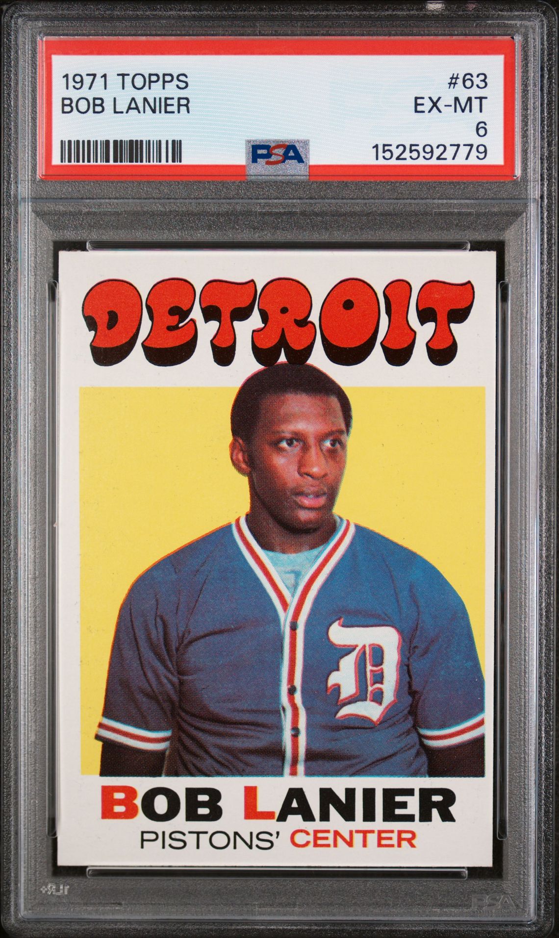 1971 Topps TOPPS #63 Bob Lanier front