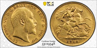 1910 1/2 Sov S-3974B AU55