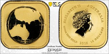2016-P $15 Map MS70