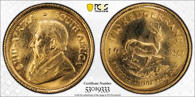 1980 1/10 KR MS68