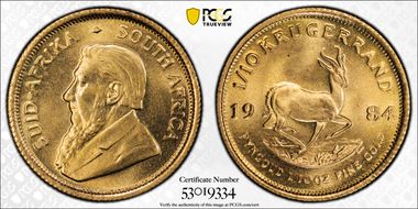 1984 1/10 KR MS67