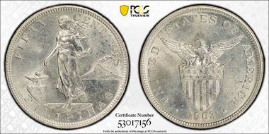 1903 50C KM-167  Ag MS61