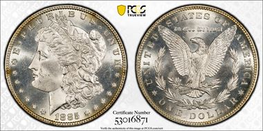 1885 $1 MS65