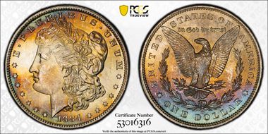 1884-O $1 MS64