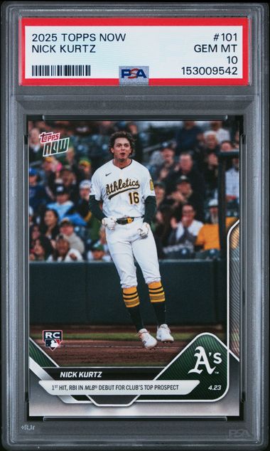 Topps Nick Kurtz front