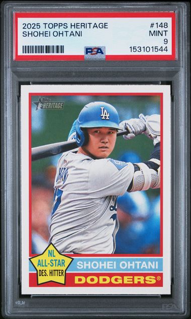 2025 Topps Heritage Flipped Batvariation #148 Shohei Ohtani front