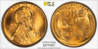 1942 1C MS66RD