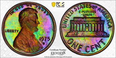 1975-S 1C PR66BN