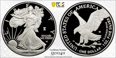 2026-W $1 Silver Eagle w/ Liberty Bell 250 Privy First Strike PR69DCAM